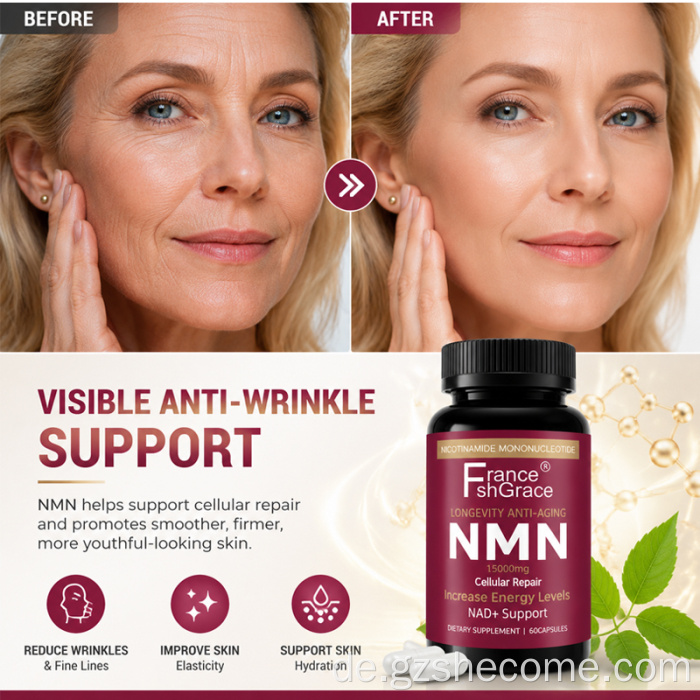 Shecome NMN-Kapseln Cellular Energy NAD-Unterstützung